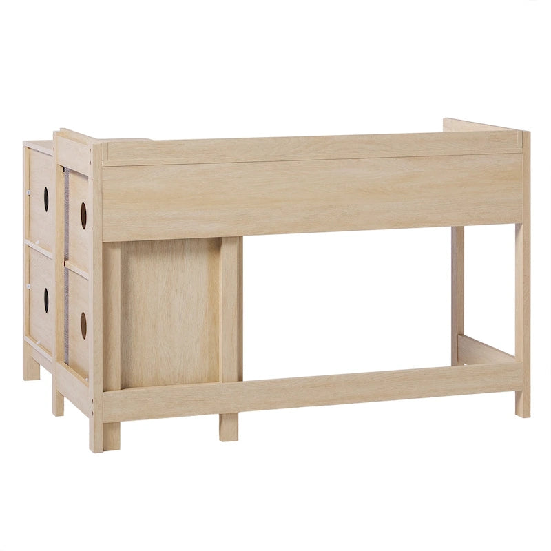 Modern Reversible Desk with Storage