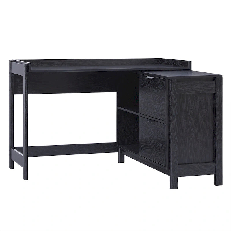 Modern Reversible Desk with Storage