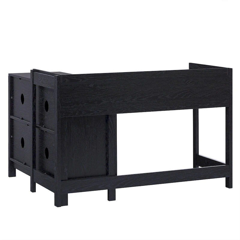 Modern Reversible Desk with Storage
