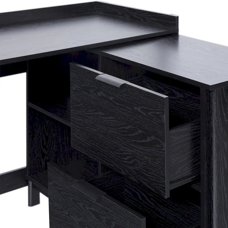 Modern Reversible Desk with Storage