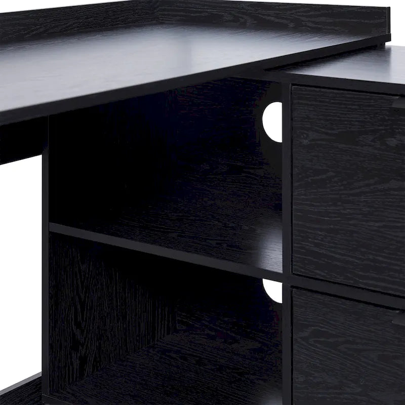 Modern Reversible Desk with Storage