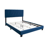 Estrutura de Cama Estofada Queen Size Ajustável Moderna
