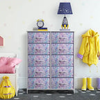 10-Drawer Fabric Dresser Chest for Kids and Bedroom Storage