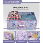 10-Drawer Fabric Dresser Chest for Kids and Bedroom Storage