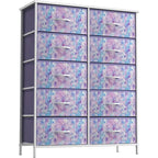 10-Drawer Fabric Dresser Chest for Kids and Bedroom Storage