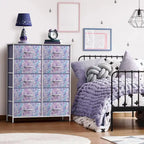 10-Drawer Fabric Dresser Chest for Kids and Bedroom Storage