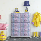 10-Drawer Fabric Dresser Chest for Kids and Bedroom Storage
