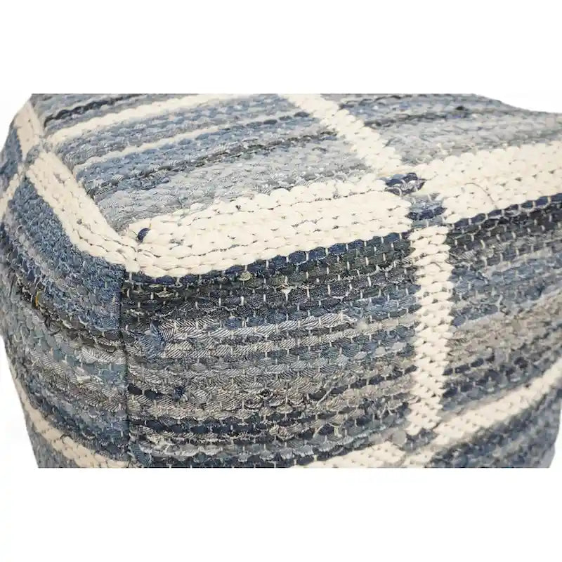 Wool Cotton Pouf