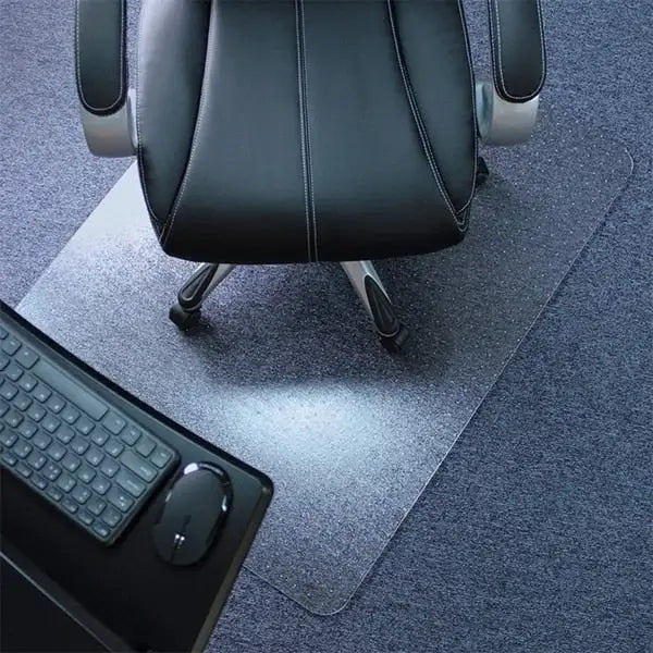 Excellent Home Office PVC Chair Mat Rectangle Shape with Studs