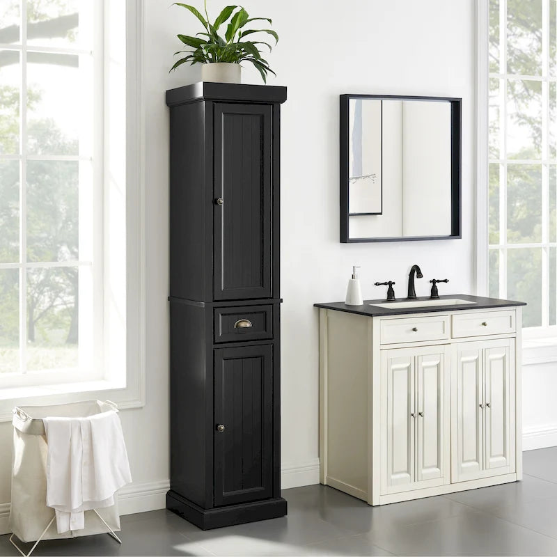 Seaside Tall Linen Cabinet