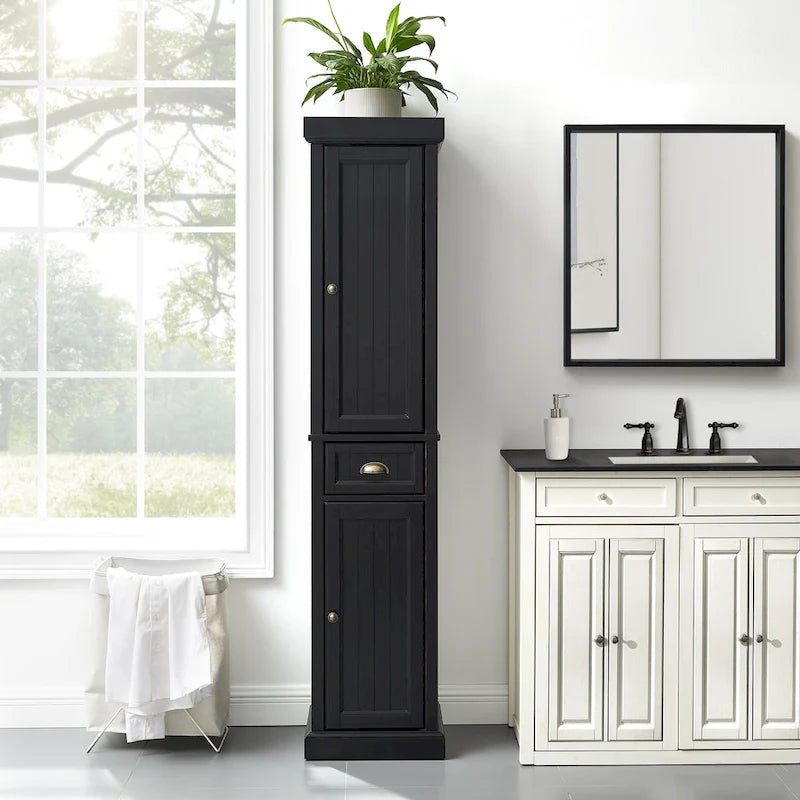 Seaside Tall Linen Cabinet