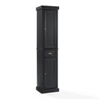 Armário Alto de Roupa com Portas em Friso e Gaveta de Extensão Total