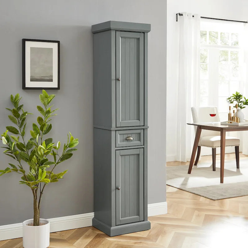 Seaside Tall Linen Cabinet