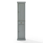 Armário Alto de Roupa com Portas em Friso e Gaveta de Extensão Total
