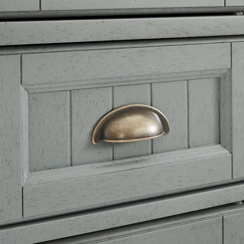 Seaside Tall Linen Cabinet