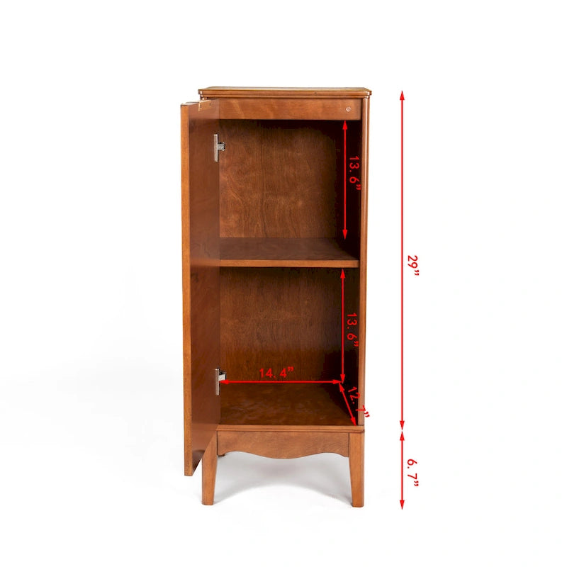 Modern Bathroom Floor Cabinet with Adjustable Shelves