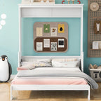 Cama de Embutir Queen Size com Prateleira e Secretária