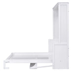 Cama de Embutir Queen Size com Prateleira e Secretária