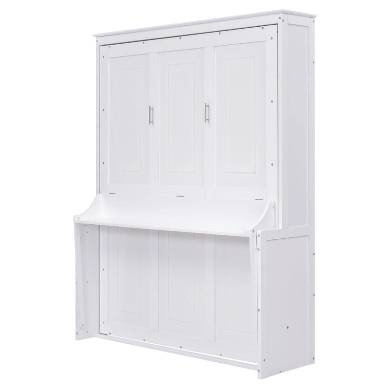 Queen Size Murphy Bed with Shelf