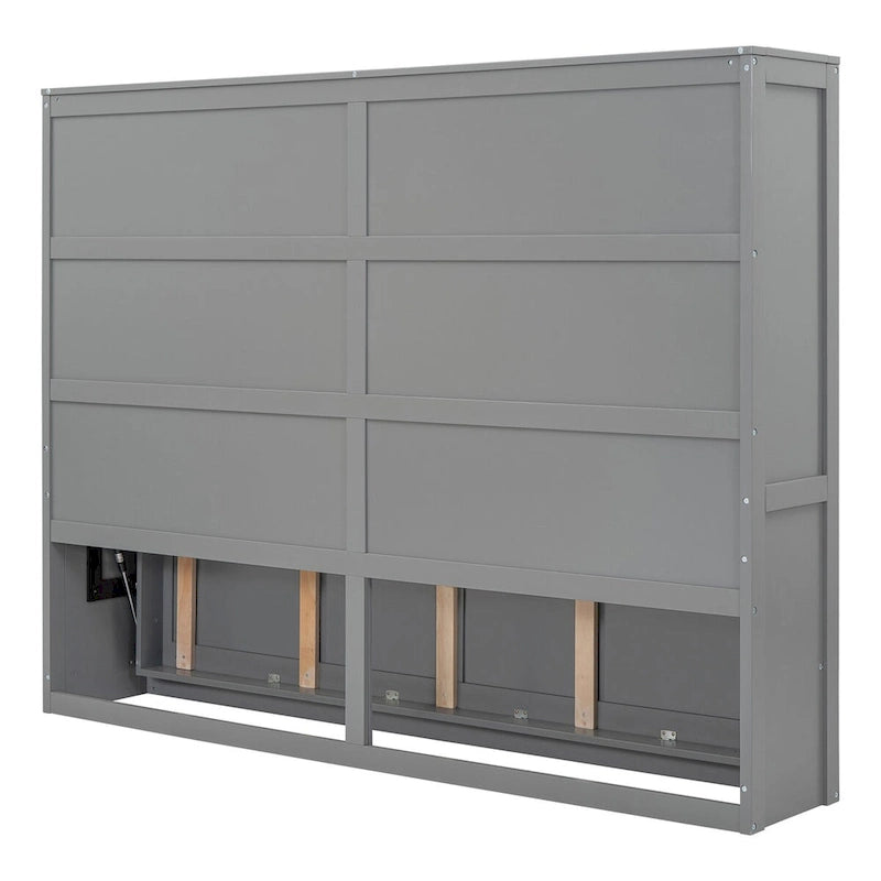 Full Size Wood Murphy Bed