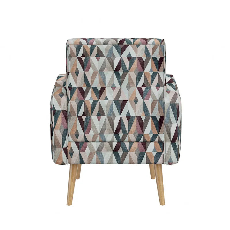 Mid-Century Modern Small Space Accent Armchair