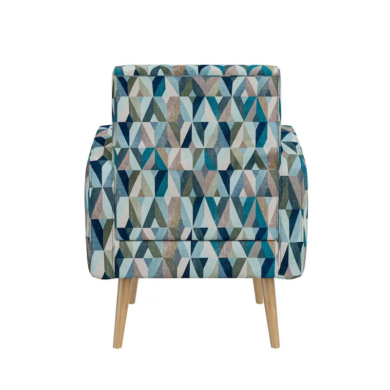 Mid-Century Modern Small Space Accent Armchair