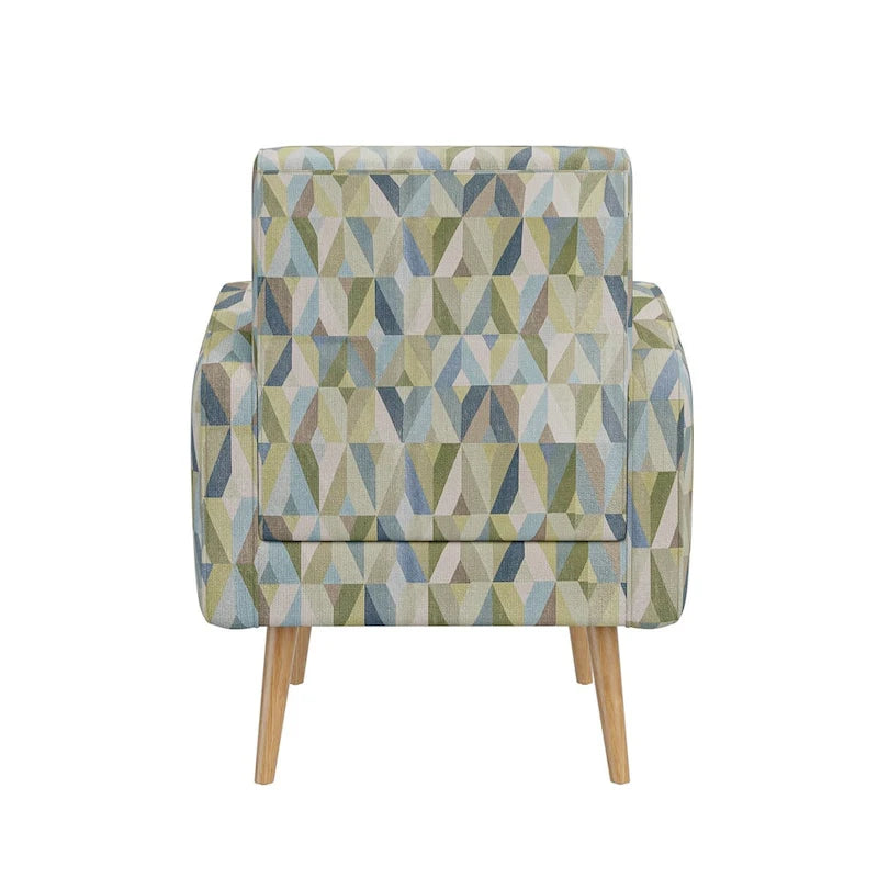 Mid-Century Modern Small Space Accent Armchair