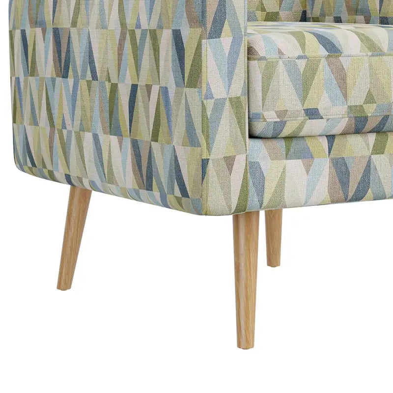 Mid-Century Modern Small Space Accent Armchair
